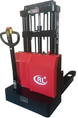 1500kg 3m 3.5m 4m 4.5m 5m Stacker 2 Ton Full Electric Forklift with Battery Hydraulic Stacker Walkie