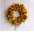 Import 16&quot; Artificial Flower Garland Yellow Sunflower Wreath Artificial Flowers For Sale For Front Door Home Decoration from China