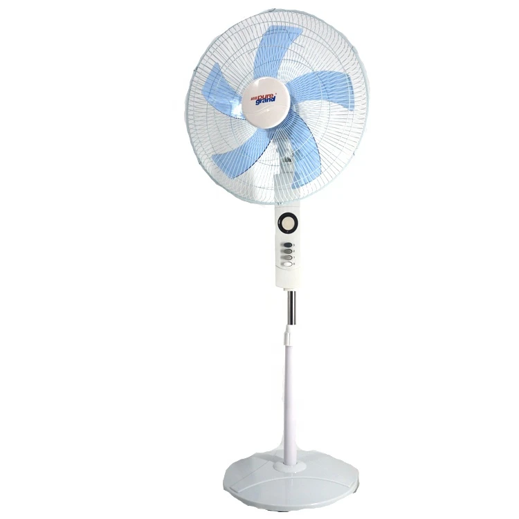 18 Inch electric coil unit price air industry modern plastic dc ac outdoor vertical cooling smart floor standing fan 5 blade