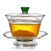 180ml Oolong Tea Glass Gongfu Tea Brew Cup Tea Set Gaiwan
