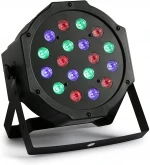 18*1w Rgb Led Stage Light 110v 220v Par Light With Dmx512 Master Slave Flat Dj Equipments For Party Disco - Buy led stage lights