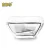 Import 19YRS Glass Provider Home daily river/wave shaped transparent glass small fruit candy snack dessert bowl from China