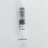 1ml glass syringe with Child resistant luer lock tip With Plastic plunger Empty Cosmetic applicator oil prefilled