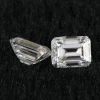 2 carat 6*8mm emerald moissanite diamond  for jewelry making  loose moissanite direct from factory