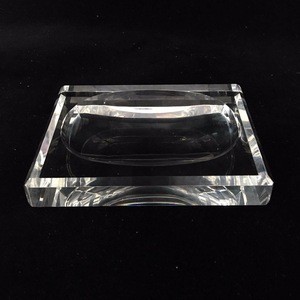 2016 hot-sale Crystal glass soap dish wholesale