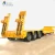 Import 2018 2 axle 40T low bed / low boy semi trailer truck semi-trailer with spring ramp from China