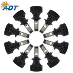 2018 NEW Factory price high power H4 30w 8000lm canbus T8 led bulbs car led headlight with fan auto lamp