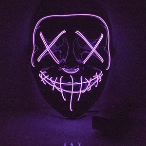 2018 New Led Face Mask Party Halloween Purge Mask