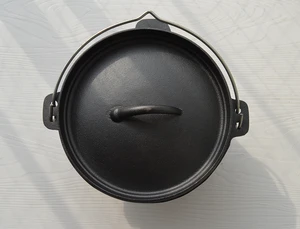 2019 amazon  preseason camping  cast iron camping dutchoven with handle