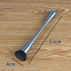 2019 hot selling crushed ice hammer bar tools stainless steel cocktail swizzle stick
