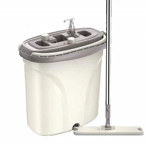 2019 NEW ARRIVED Hand Free Self Washed Squeeze Flat Mop Bucket Kit