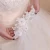 Import 2019 New StyleJewelry white chiffon Flower Wedding Bridal Hair Veils With comb Bridal Veil for Women from China