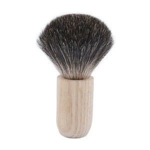 2020 DM natural bamboo handle black badger hair shaving brush with logo