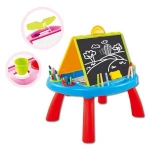 2020 educational learning plastic art drawing table set painting play set toys