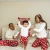 Import 2020 Fall Winter Family Sleepwear Suit Terry hoody Christmas printing pants 2 piece set Parentage Pajamas from China