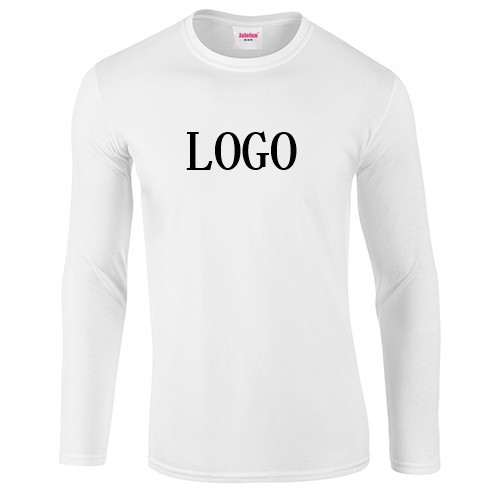 2020 High quality 100% cotton material long sleeve t shirt for t shirt printing to make t shirts in bulk