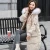Import 2020 New Fashion faux fur collar hooded down cotton long ladies padding trench winter women jacket parka coat woman winter from China