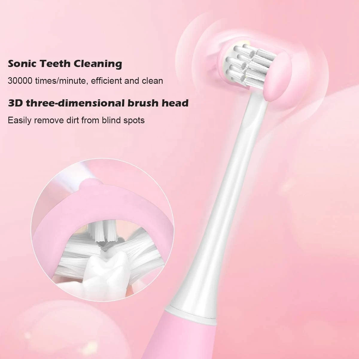 2020 NEW SOFT-BRISTLED INTELLIGENT SONIC U-SHAPED electric toothbrush for children