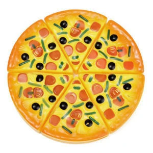 2020 Newest Hot 6pcs Kids Pizza Slices Toppings Pretend Dinner Play Kitchen Set toys