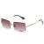Import 2020 Vintage Retro Style 25 Colors Small Square Crystal Gradient Feeling Frameless Diamond Cut Sunglasses from China