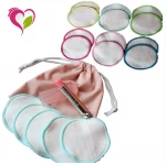 2020 Washable Bamboo Cleansing Round Reusable Cotton Pads Makeup Remover