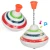 Import 2021 Amazon New Design Light Music Anti Stress Toy Spinning Top Gyroscope Battle Top Reliever Toy Competitive Game from China