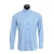 Import 2021  Blue casual long sleeve cotton  men shirt contrast color low MOQ from China
