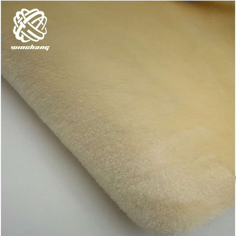 2021 China Manufacturer Customized Pile Plain Stuff Faux Fur Soft Boa Fabric Fur Lining For boots Coat