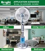 2021 hot sales 220V indoor home used fog cannon fan with misting system