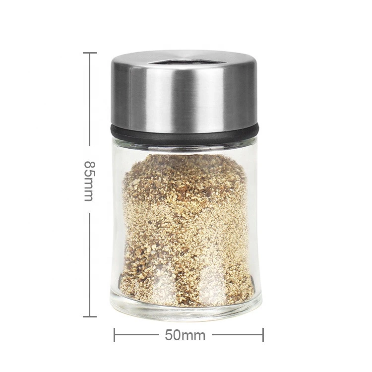 2021 New Arrivals Wholesale Amazon Hot Sale High Quality 70ml 2oz Herb Spice Herb Shakers with Glass Bottle