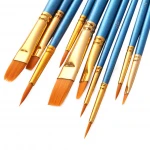 2021 New School Supplies Color Streamline High Quality Art Paint Brushes