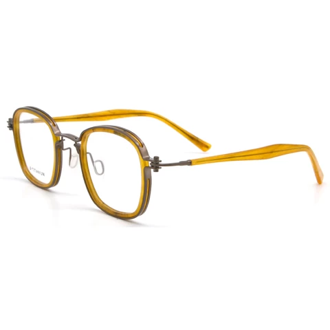 2021 new Vintage Ultralight Titanium Italian designer Optical Frames Retro eyewear Reading Glasses handmade eyeglasses