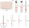 2022 7 Pcs Portable Nail Clippers & Eyebrow Grooming Manicure Set Nail Care Tools Set