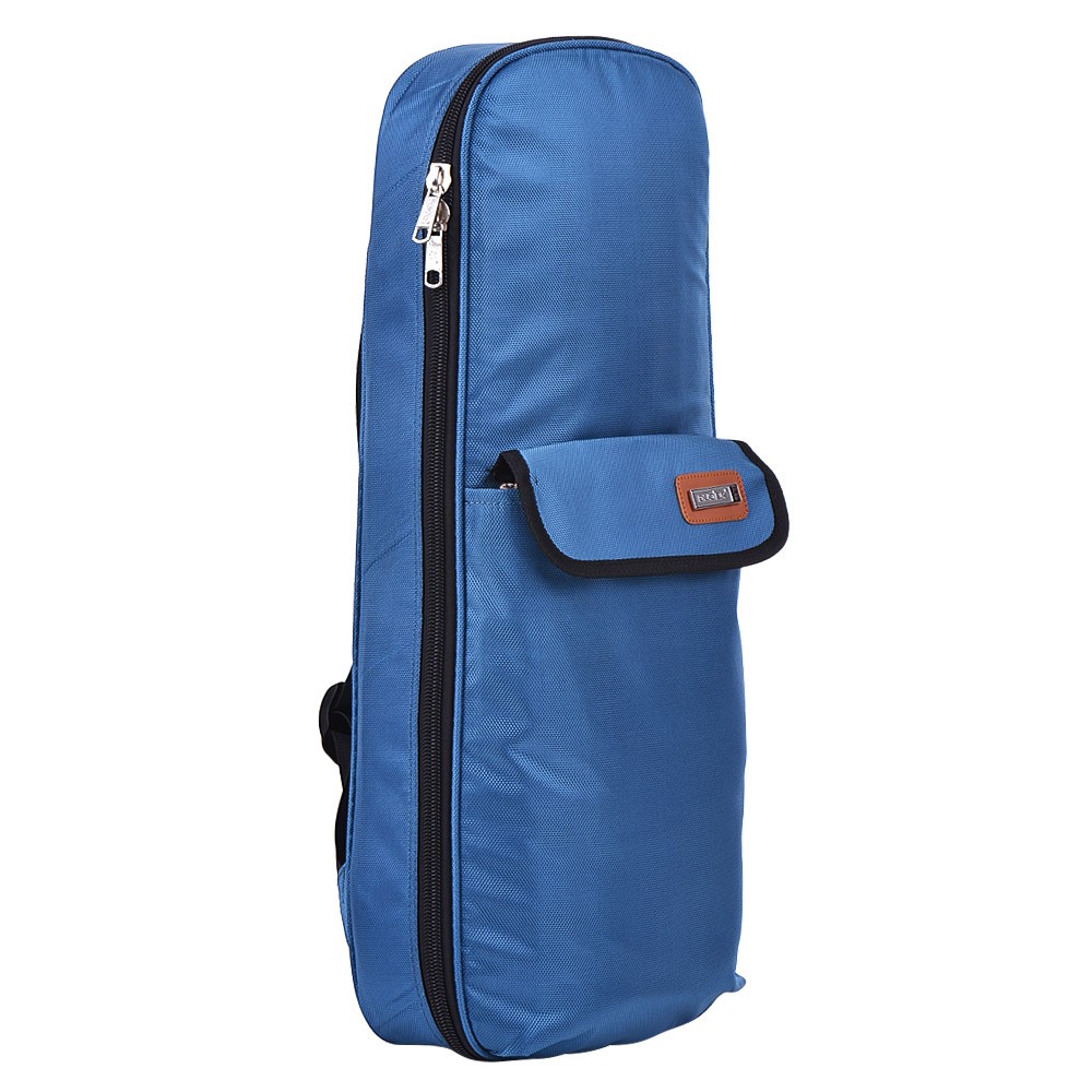 23 / 24inch Concert Ukulele Bag Case Hawaiian Guitar Backpack Holder Adjustable Shoulder Strap Blue