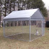 2.3X2.3X1.2m galvanized chain link dog run kennel/dog house/outdoor pet cages with roof or not