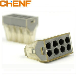 24A 450V 0.75 to 2.5mmm Push Terminal Block 8 pin Fast Connector