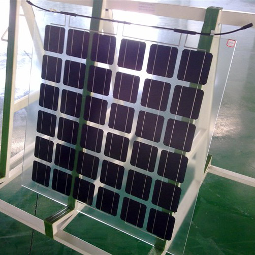 Buy 25% Transparent Solar Panel Mono Photovoltaic Bipv Double Glass ...