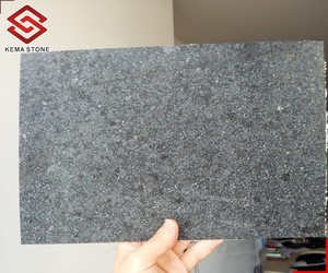 2mm Natural Thin Granite Veneer Brushed China Black Granite