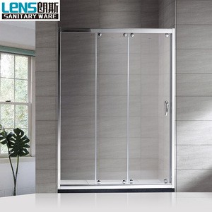 3 Panel move door Sliding Shower Door with Frame