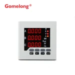 3 phase 220 watt digital power meter rs485 current voltage frequency meter