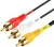 Import 3 RCA M to 3 RCA M Audio Video Cable 12 FT from China
