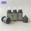 30ml pet plastic squeeze bottle /1oz black plastic dropper bottle /clear black eliquid plastic bottles black v3 e liquid bottle