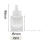Import 30ml Round thick bottom  essential oil  serum dropper glass luxury cosmetic packaging glass from China