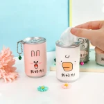 30pcs Travel Bottle Wet Tissues Canisters Mini Metal Cylinder Coke Can Sanitary Skin Care Wet Wipes