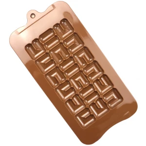 390 factory nonstick food grade rectangle shaped waffle mold chocolate mold