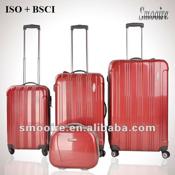 4 pieces popular pure PC hand lightweight luggage trolley