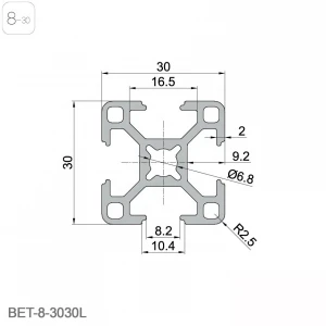 40120 5 steel aluminium extrusion frame t slot aluminum profile for led strip