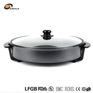 40cm Multifunctional Electric Skillet/Pizza pan(XH-40C)40cm Easy handle round non-stick electric pizza pan