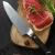 Import 4pcs kitchen knife set Chopper knife chef knife utility knife with knife sharpener from China