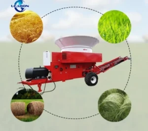 5-10t/H Farm Use Grass Crusher Hay Straw Shredder Alfafa Bale Grinding Machine Price
